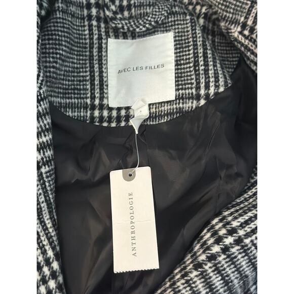 Anthropologie Houndstooth blazer by Avec Les Filles - L - NWT - Picture 7 of 8